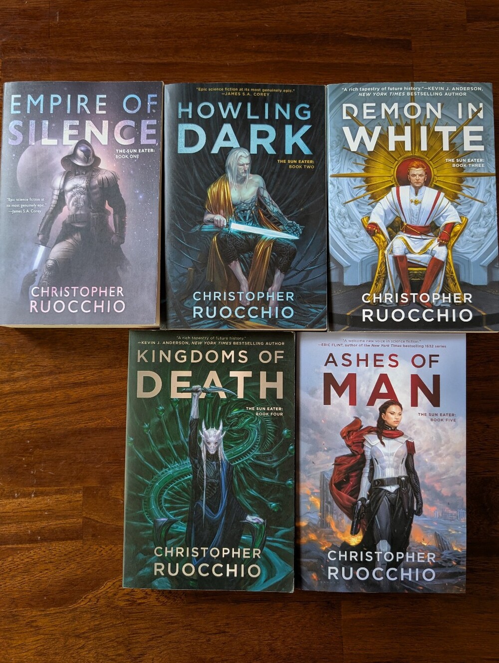 Sun Eater Books 1-5 By Christopher Ruocchio Paperback